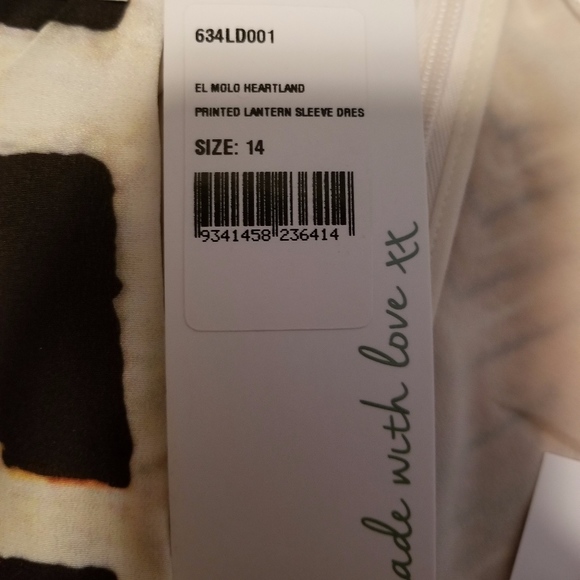 Camilla Printed Lantern Sleeve Dress - Picture 7 of 7